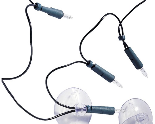 Lichtsnoer met zuignappen voor raamdecoratie