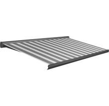 Zonnescherm met gestreept patroon