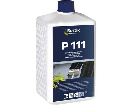 Bostik P 111 bitumenprimer in een fles van één liter