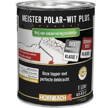 HORNBACH Muurverf Meister Polar plus conserveringsmiddelvrij wit 1 l-thumb-0