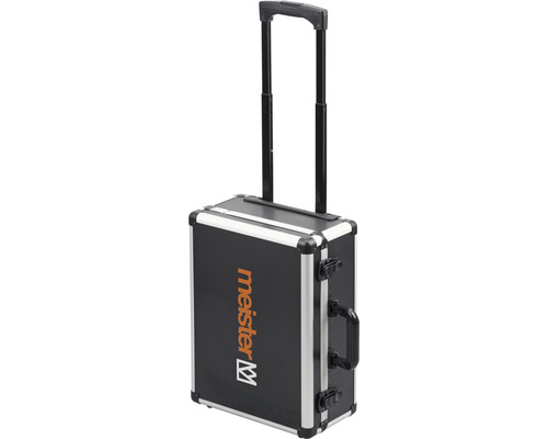 Gereedschapskoffer met wielen en Meister Logo