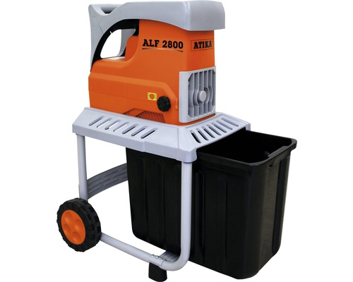 Tuinhakselaar met opvangbak