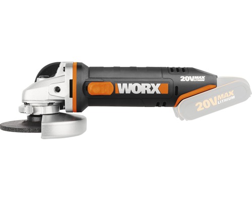 Worx accu haakse slijper met 20 volt
