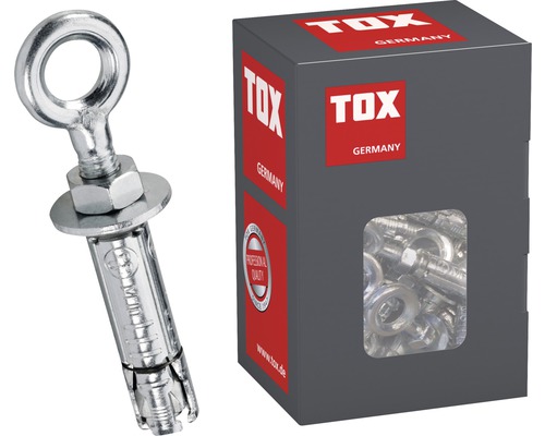 TOX zware lastanker met oog en productverpakking