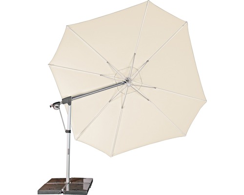 DOPPLER Parasoldoek tbv zweefparasol Protect 400/8 naturel, excl. parasolframe