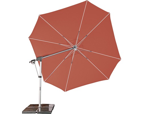 DOPPLER Parasoldoek los tbv zweefparasol Protect 400/8 terracotta, excl. parasolframe
