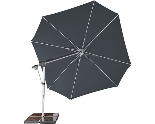 DOPPLER Parasoldoek los tbv zweefparasol Protect 400/8 antraciet, excl. parasolframe