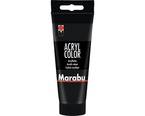 MARABU Acrylverf zwart 073 100 ml Acrylverf in tube van Marabu