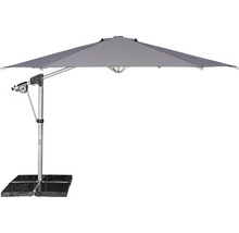 Vrijstaande parasol met voet