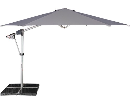 DOPPLER Parasoldoek los tbv zweefparasol Protect 400/8 zand, excl. parasolframe Vrijstaande parasol met voet