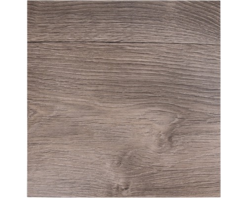PVC op maat Infinity houtoptiek donkergrijs 400 cm breed Close-up van een houten structuur