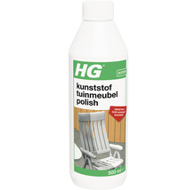 Kunststof tuinmeubel polish in een 500 milliliter fles