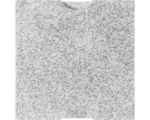 Granieten stoeptegel met uitsparing