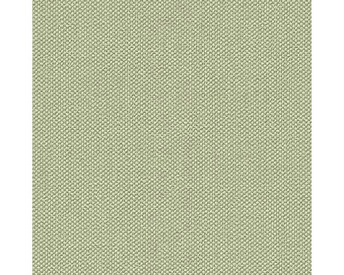 RASCH Vliesbehang 423938 Allegretto effen groen Close-up van een heldere textielweefsel