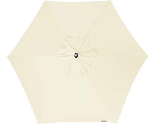 Onder aanzicht van een parasol