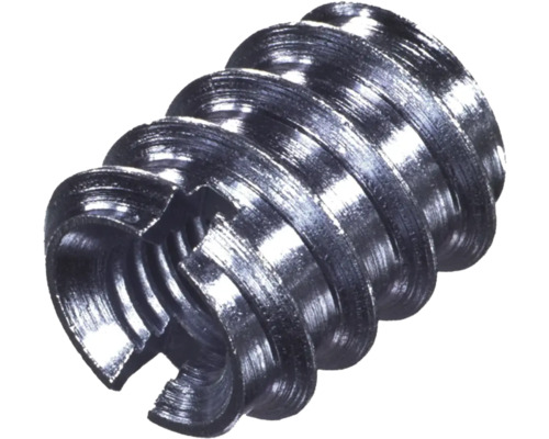DRESSELHAUS Rampamoer M5x10 mm galv. verzinkt 10 stuks Metalen draadinzet met snijgleuf