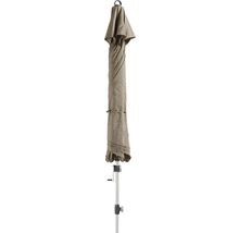 Gesloten parasol met frame