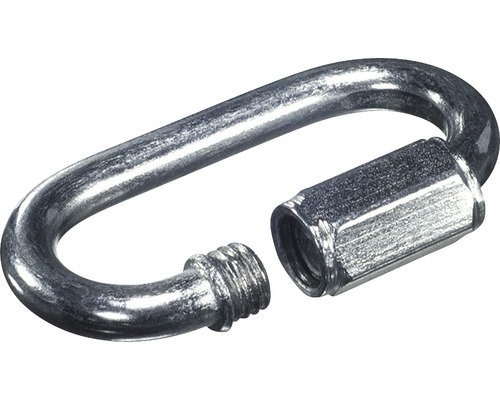 DRESSELHAUS Schroefschakel 5x48 mm galv. verzinkt, 10 stuks Snelsluiting met schroefdraad
