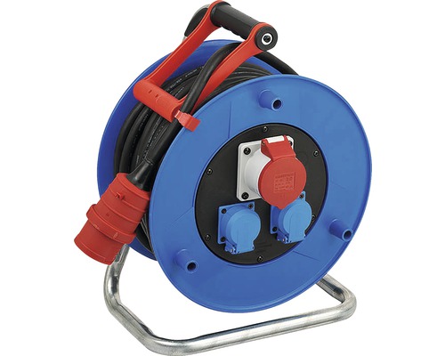 BRENNENSTUHL Kabelhaspel Garant CEE 1 IP44 blauw, 20 meter BRENNENSTUHL Kabelhaspel Garant CEE 1 IP44 blauw, 20 meter