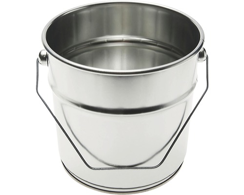 Roestvrijstalen emmer met handvat