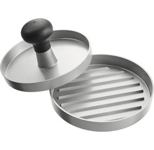 Metalen hamburgerpers met handgreep