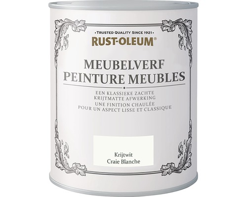 Blik meubelverf in krijtwit van Rust-Oleum