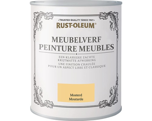 RUST-OLEUM Chalky Finish Meubelverf mosterd 125 ml Rust-Oleum Meubelverf in verfemmer