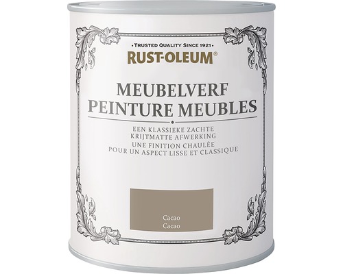 RUST-OLEUM Chalky Finish Meubelverf cacao 125 ml Rust-Oleum meubelverf in verfemmer