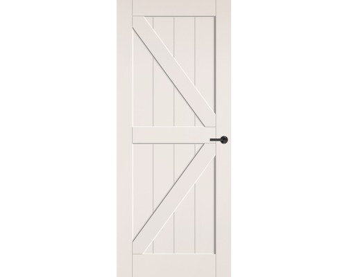PERTURA Binnendeur retro 903 stomp wit gegrond 83 x 201,5 cm