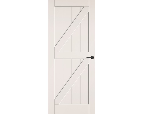 PERTURA Binnendeur retro 905 opdek links wit gegrond 83 x 201,5 cm
