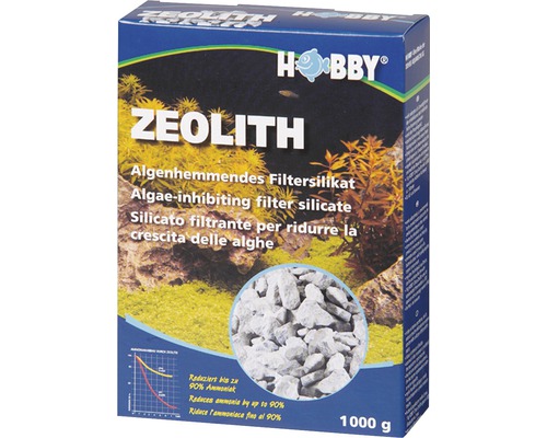 HOBBY Filtersubstraat Zeolith Natuurmineraal 1 kg Hobby Zeolith, algenremmend filtersilicaat, 1000 gram