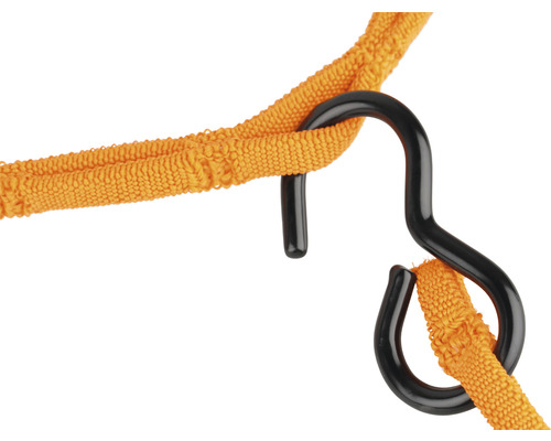 Elastisch koord met haken voor het vastzetten van lading