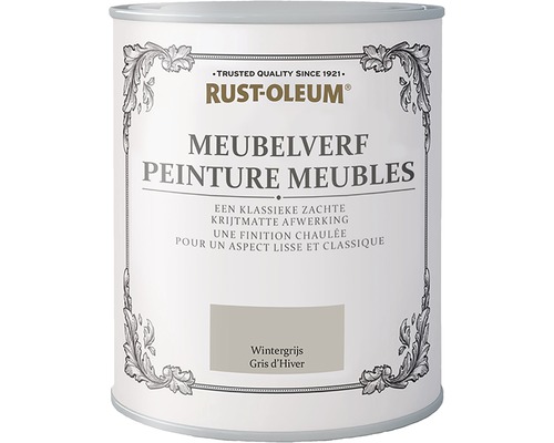 RUST-OLEUM Chalky Finish Meubelverf wintergrijs 750 ml Rust-Oleum meubelverf in wintergrijs blik