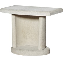 Planten tafel van steen