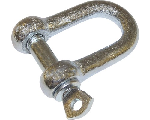 DRESSELHAUS D-sluiting Ø 8 mm galv. verzinkt, 20 stuks Metalen sluiting met schroefbout