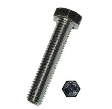 DRESSELHAUS Zeskantbout voldraad 12x40 mm DIN 933 galv. verzinkt, 100 stuks