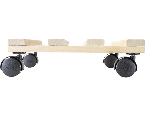 Houten rolplank met vier wielen