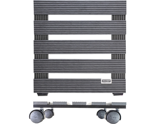 Plantenroller van WPC met wielen