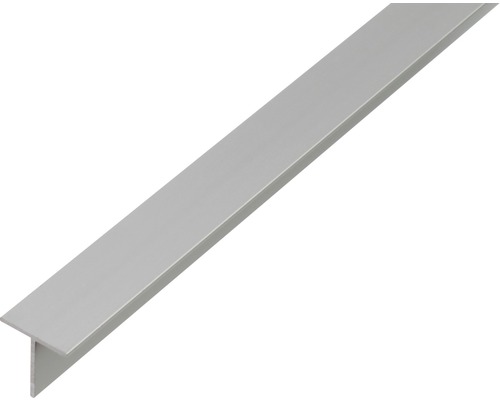 KAISERTHAL T-profiel 15x15x1,5 mm aluminium zilver 200 cm T-profiel van metaal