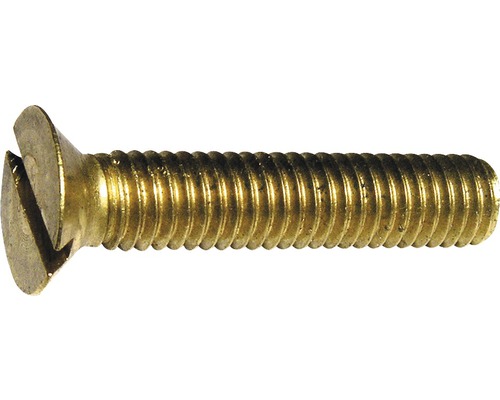 Metalen schroef met rechte gleuf