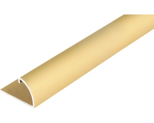 KAISERTHAL Afsluitprofiel 24,5x13,5 mm aluminium messing, 200 cm Vloerprofiel van metaal
