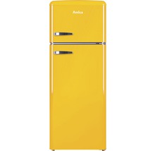 Gele Amica koelkast met twee deuren