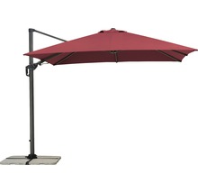 Vrijhangende parasol met voet voor de tuin