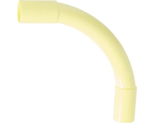 Bocht PVC 16 mm 5/8" crème 5 stuks Kunststof bocht met een hoek van 90 graden