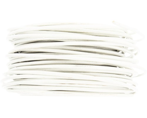 Spoel met wit binddraad