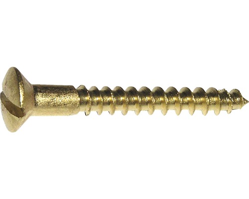 Houtschroef met sleufkop