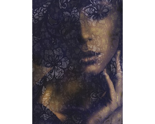 KOMAR Fotobehang vlies XXL2-012 Colours Imagine Edition 5 Lace 184x248 cm Fotografie van een vrouw met een bloemachtig kantpatroon
