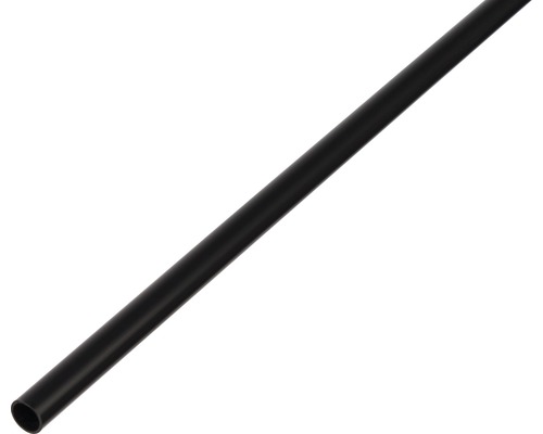 GAH.ALBERTS Ronde buis Ø 10x1 mm kunststof zwart, 100 cm Zwarte metalen buis