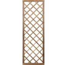 Houten tuinscherm met vierkant patroon