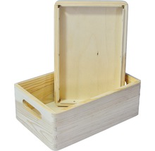 Houten kist met deksel